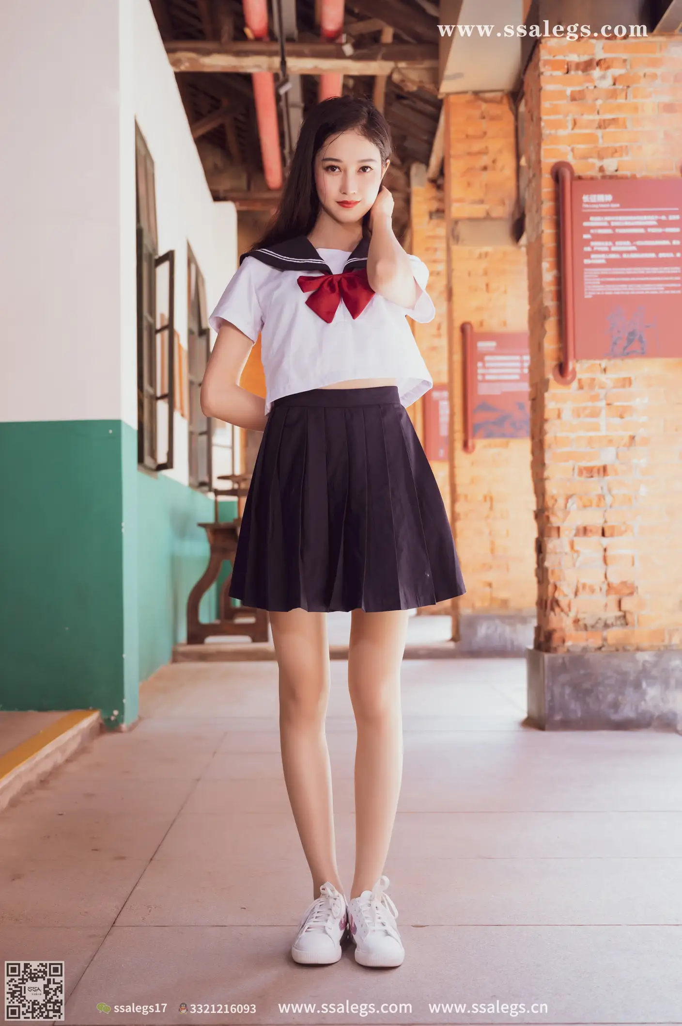 [Mzsock] NO.422 Manman white jk uniform flesh photo (Part 2) silk club#[124P]-21