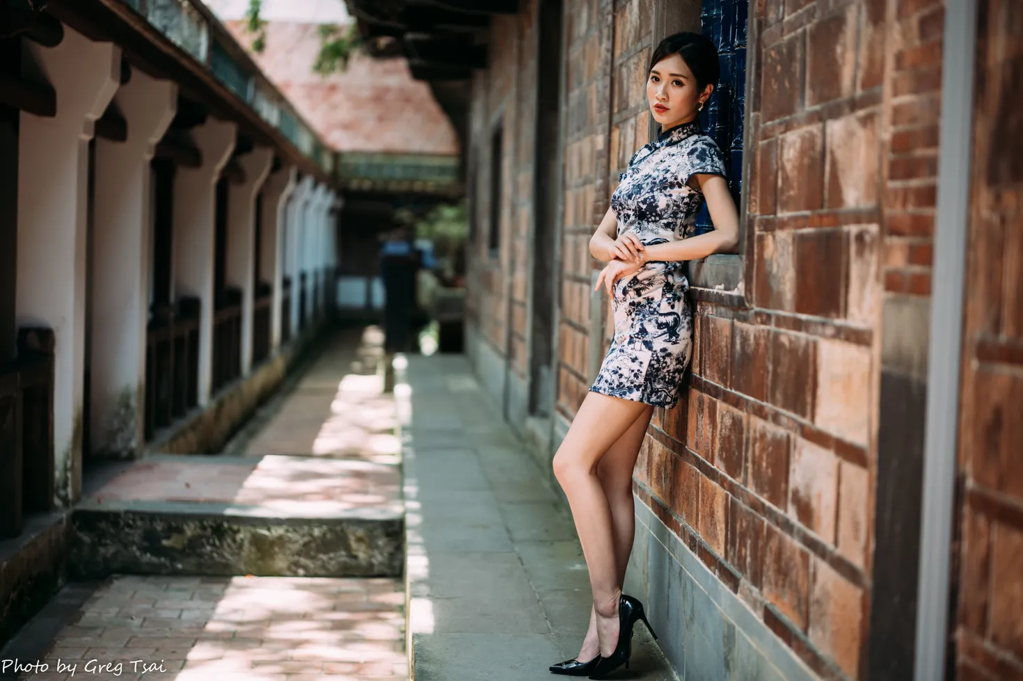 [Mzsock] NO.151 Zhang Jun short cheongsam, stockings, high heels and beautiful legs street photography#[54P]-13