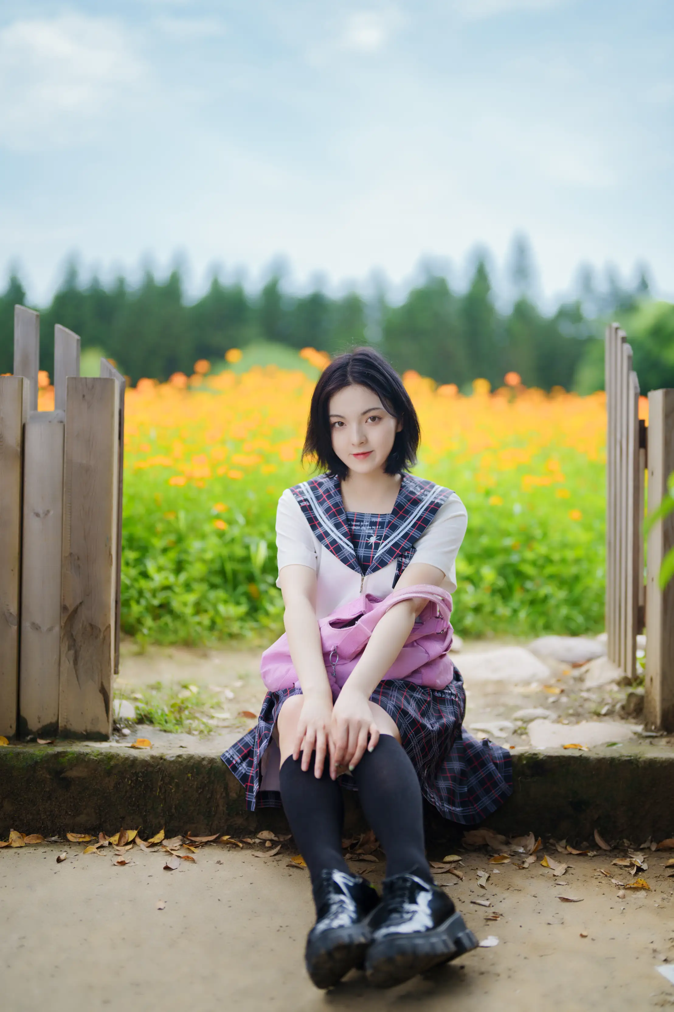 [YITUYU] 2021.11.12 Vol.441 – JK girl in the flower field dudu#[51P]-15